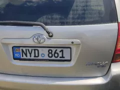 Număr de înmatriculare #NYD861 - Toyota Corolla. Verificare auto în Moldova